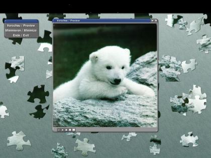 PUZZLE-CD mit über 100 Motiven zu VERSCHENKEN
