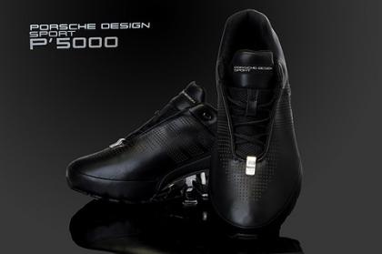 Adidas Porsche-Design Sportschuh Gr. 44 46 Schwarz Leder Federung P5000 / Bo