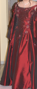 Weinrotes - Kleid
