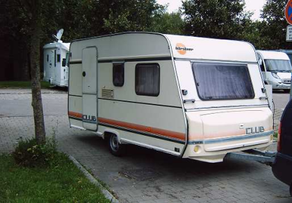 Kleiner Reisewohnwagen ab Memmingen 3 EW 1Kind