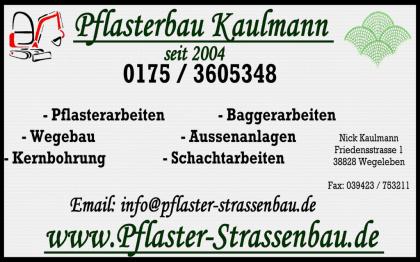 Pflasterarbeiten Baggerarbeiten Aussenanlagen Strassenbau Wegebau Schachtar