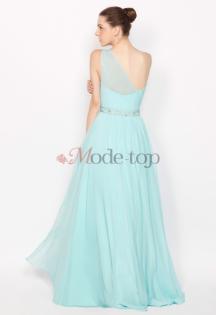 Ärmelloses Chiffon A-Linie Abendkleid - Mode-top