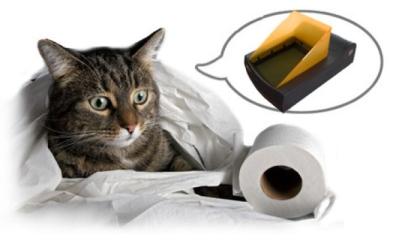 Katzenklo Katzenklo mit eigener Wasserspülung ist die Katze froh