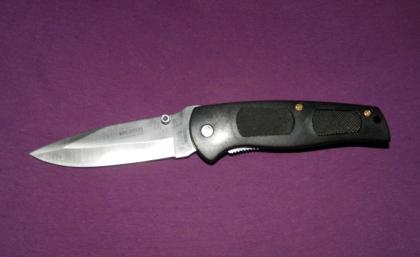 BALZER Fischmesser/Jagdmesser Klappmesser Rostfrei Klinge 8 3 cm Griff Schwarz