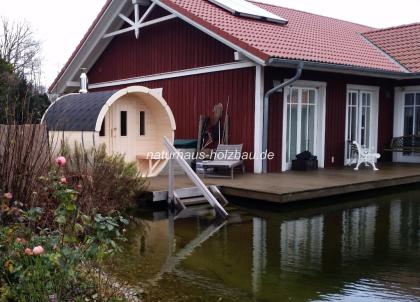 Fass Sauna Saunafass Gartensauna Außensauna Saunatonne Tonnensauna Sauna